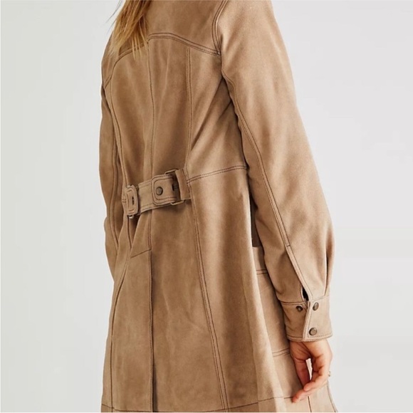 Free People X Understated Leather Lainie Suede Jacket - Picture 5 of 9